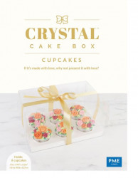 Transparente Cupcake-Box 6 Stück, 14 x 18 x 27 cm