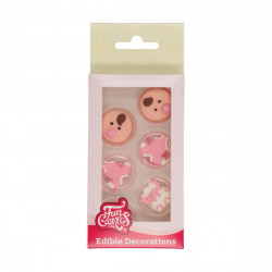 Zuckerdekoration 12pcs Baby Mädchen