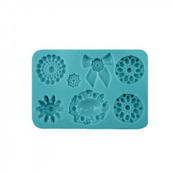 Silikon-Broschenform 13x8,5cm