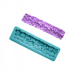 Silikonform für Blumen 17x5cm