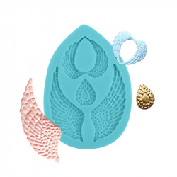 Silikonform Engelsflügel 10x8cm