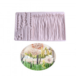 Silikonform Wiesenblumen 20x12cm