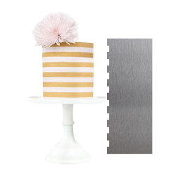 Tortenrandspachtel Streifen 23x9cm