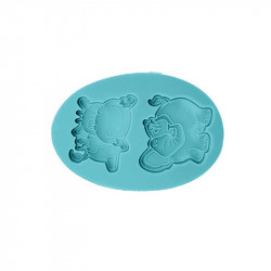 Silikonform Elefant und Kuh