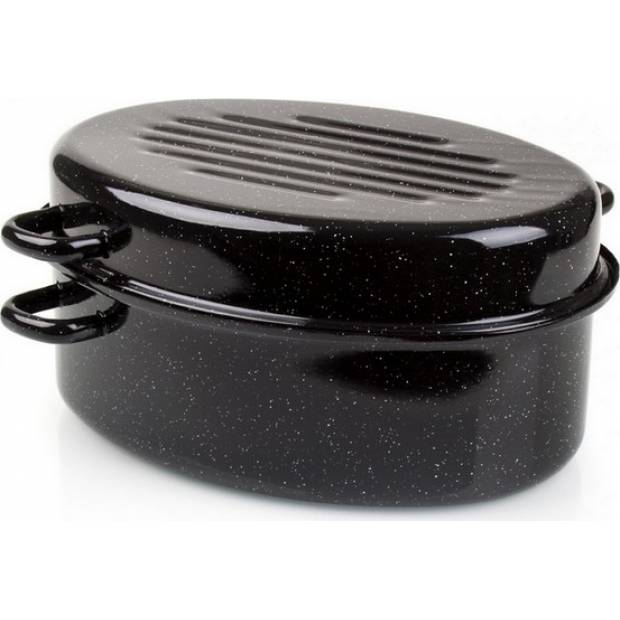 Oval emaillierter Bräter 38 cm - Belis