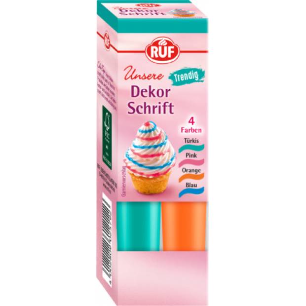 Dekorationstuben 4x25g