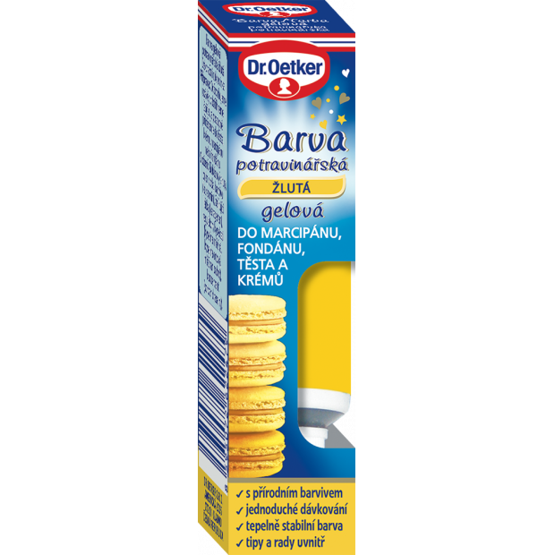 Gel-Lebensmittelfarbe gelb 10g