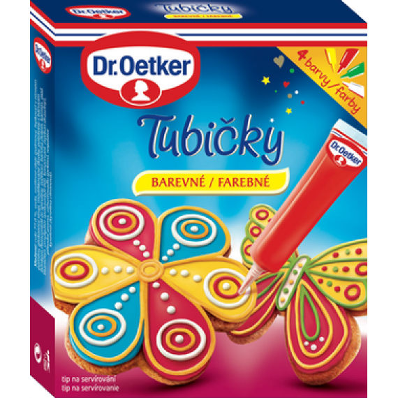 Dekorationsröhren 4 Farben 76g