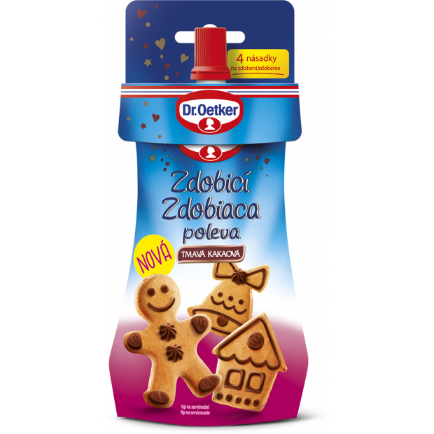 Dekorationsglasur dunkler Kakao 140g