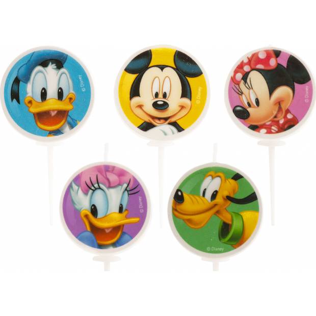 Tortenkerzen Mickey 3cm 5Stk