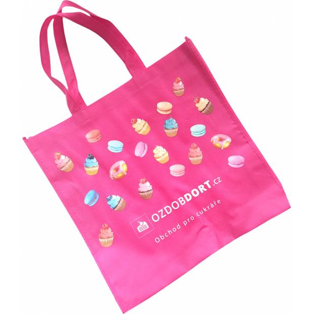 Textilbeutel rosa Ozdobdort.cz