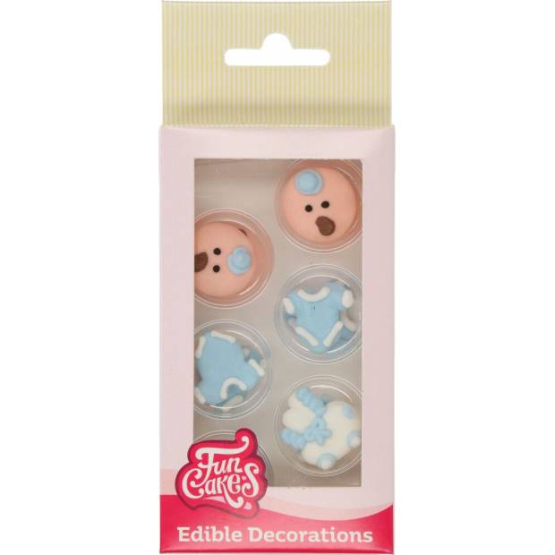 Zuckerglasur 12 Stück Baby Junge