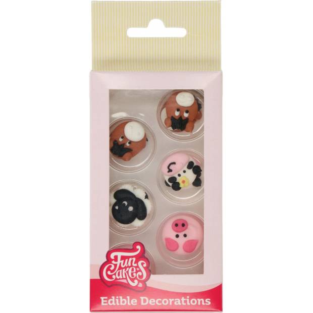 Zuckerglasur 12 Stück Farm