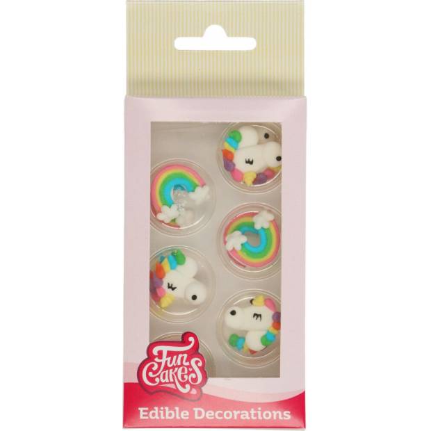 Zuckerdekoration 12pcs Einhorn