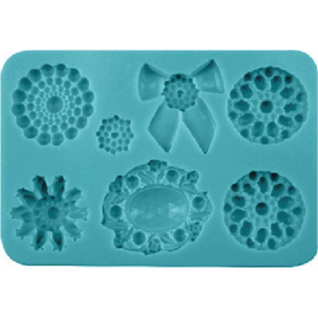 Silikon-Broschenform 13x8,5cm