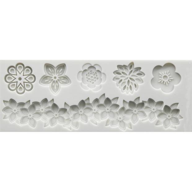 Silikonform für Blumen