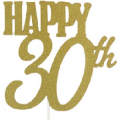 Tortenaufleger für 30 Jahre Glück