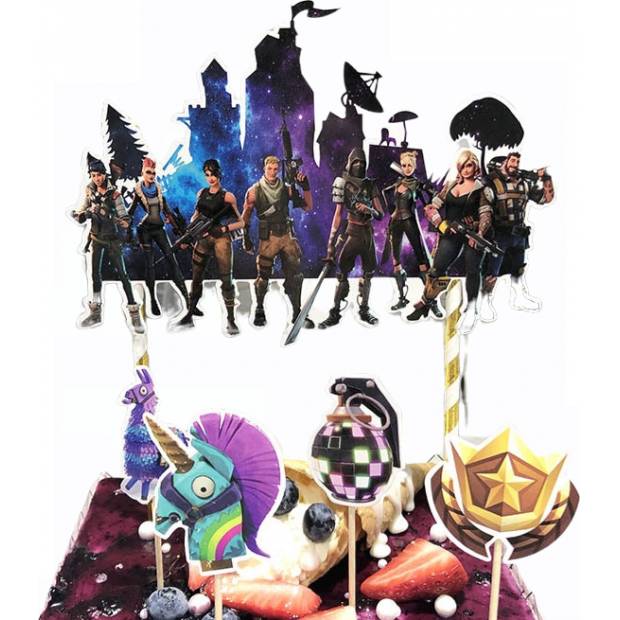 Fortnite Tortenaufleger 5Stück