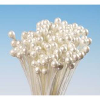 Weißer Perlenkernstrauß