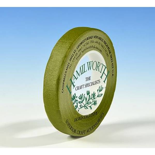 Floristband 12mm x 27m grün