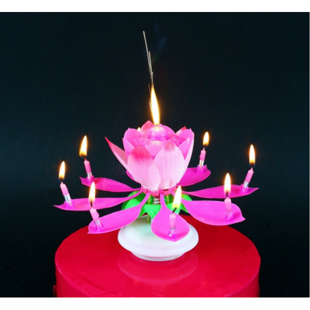 Tortenbrunnen Blume spielen rosa