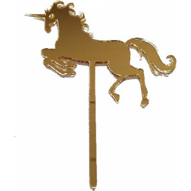 Einhorn Tortenaufleger 11 x 13 cm