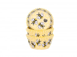 Muffin-Körbchen Bienen 50x33 mm