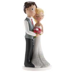 Hochzeitstorte Figur glückliche Ehe 16cm