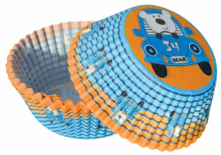 Teddybär und Auto Muffin-Körbe (50 Stück)