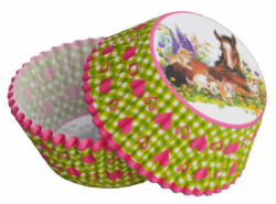 Pferde-Muffin-Körbchen (50 Stück)