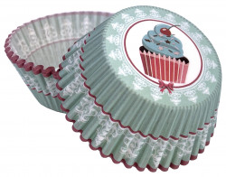 Cupcake-Förmchen blau (50 Stück)