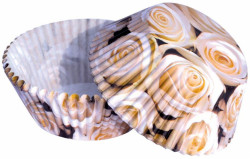 Hochzeits-Muffin-Körbchen - Rosen (50 Stück)