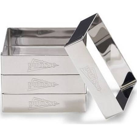 Gewehre für Törtchen quadratisch 8x8cm 4pcs