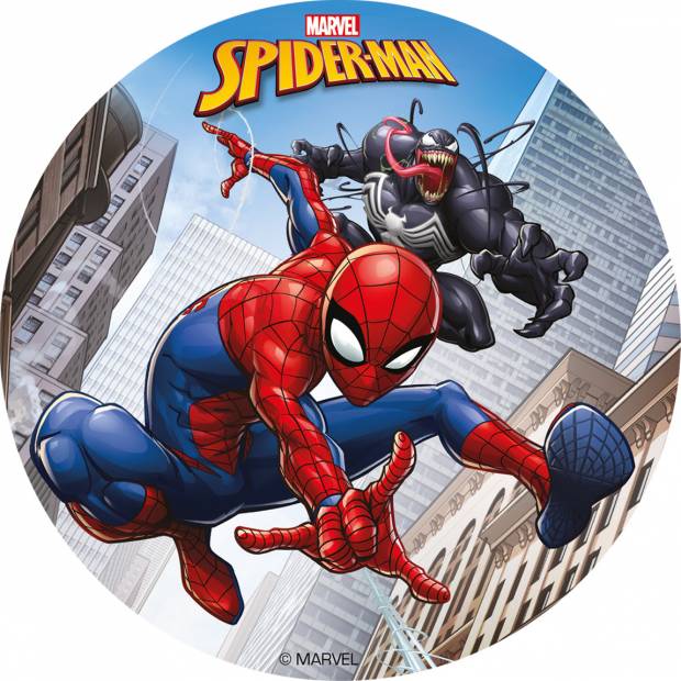 Fondánový papír Spiderman 15,5cm - Dekora