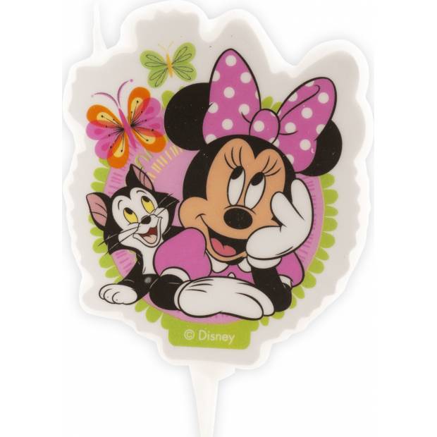 Tortenkerze 7,5cm Minnie