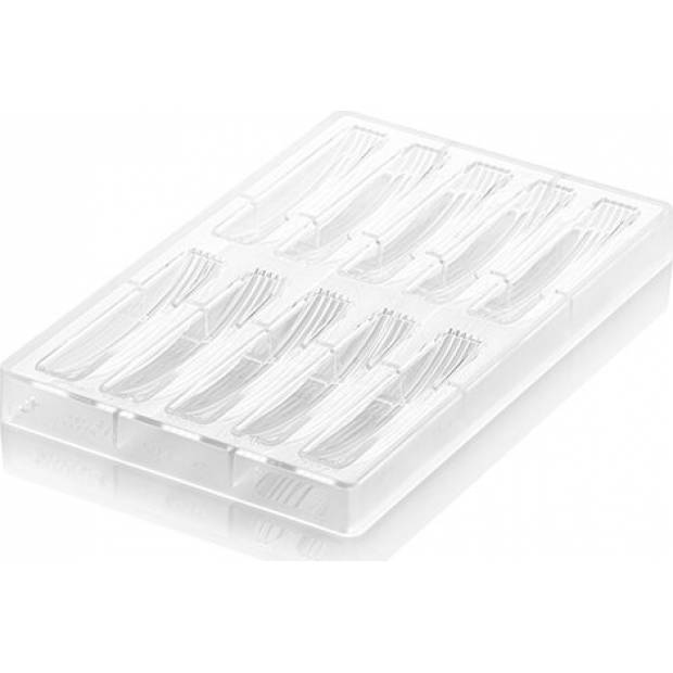 Professionelle Polycarbonatform für Schokoladentafeln RIGA B 10x25mll