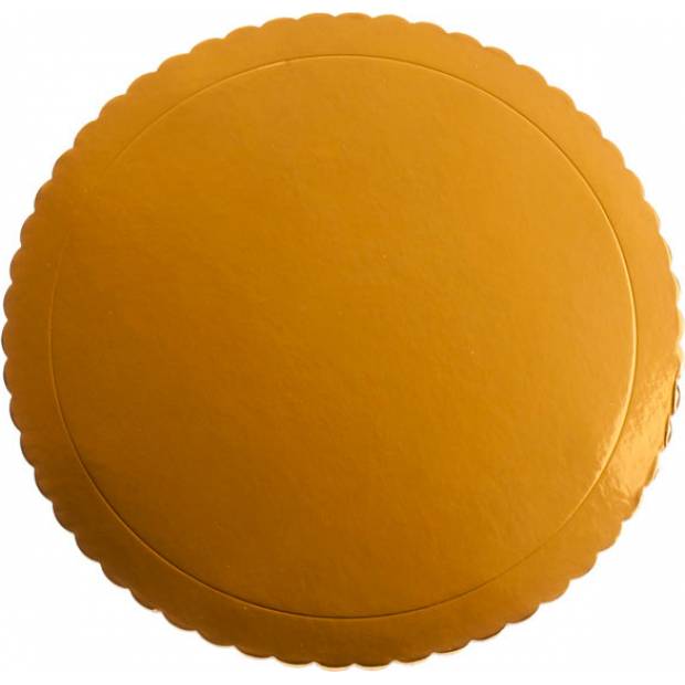 Tortenuntersetzer 25cm 3mm gold