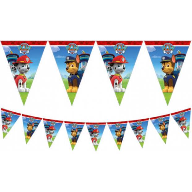 Paw Patrol Girlande 2,3m Fähnchen