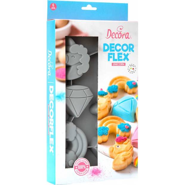 Silikonform Einhorn-Motiv