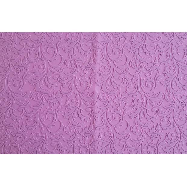 Matte Ornamente mit Silikonprägung 57,5x38cm