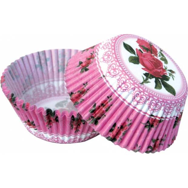 Rose Muffin-Körbchen (50 Stück)