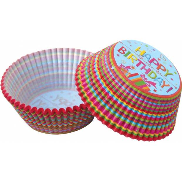 Happy Birthday Muffin-Körbe (50 Stück)