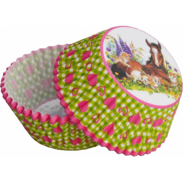 Pferde-Muffin-Körbchen (50 Stück)