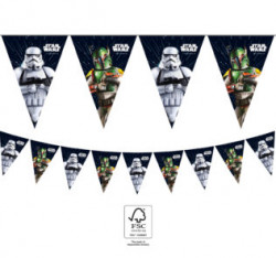 Papiergirlande Star Wars 2,3m Fahnen
