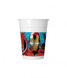 Plastikbecher 200ml 8Stk Star Avengers