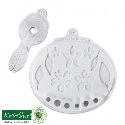 Silikonform und Äderchen für Blumen und Blütenblätter