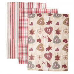 Küchenhandtuch HEART 3 Stück