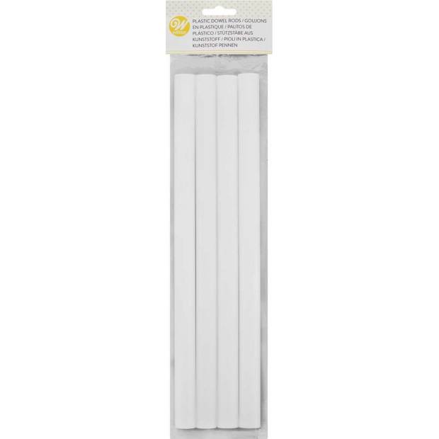 Kunststoffkuchenverstärkung 4St. 31,7 cm