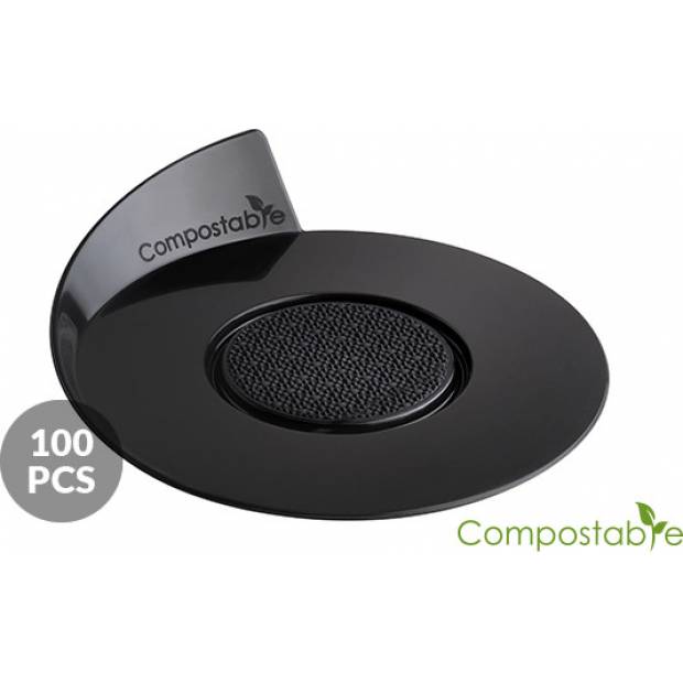 Professionelle kompostierbare Pads für Mini-Desserts 8,6cm 100Stück