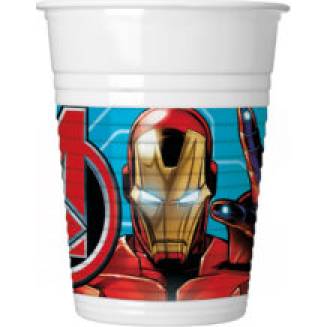 Plastikbecher 200ml 8Stk Star Avengers